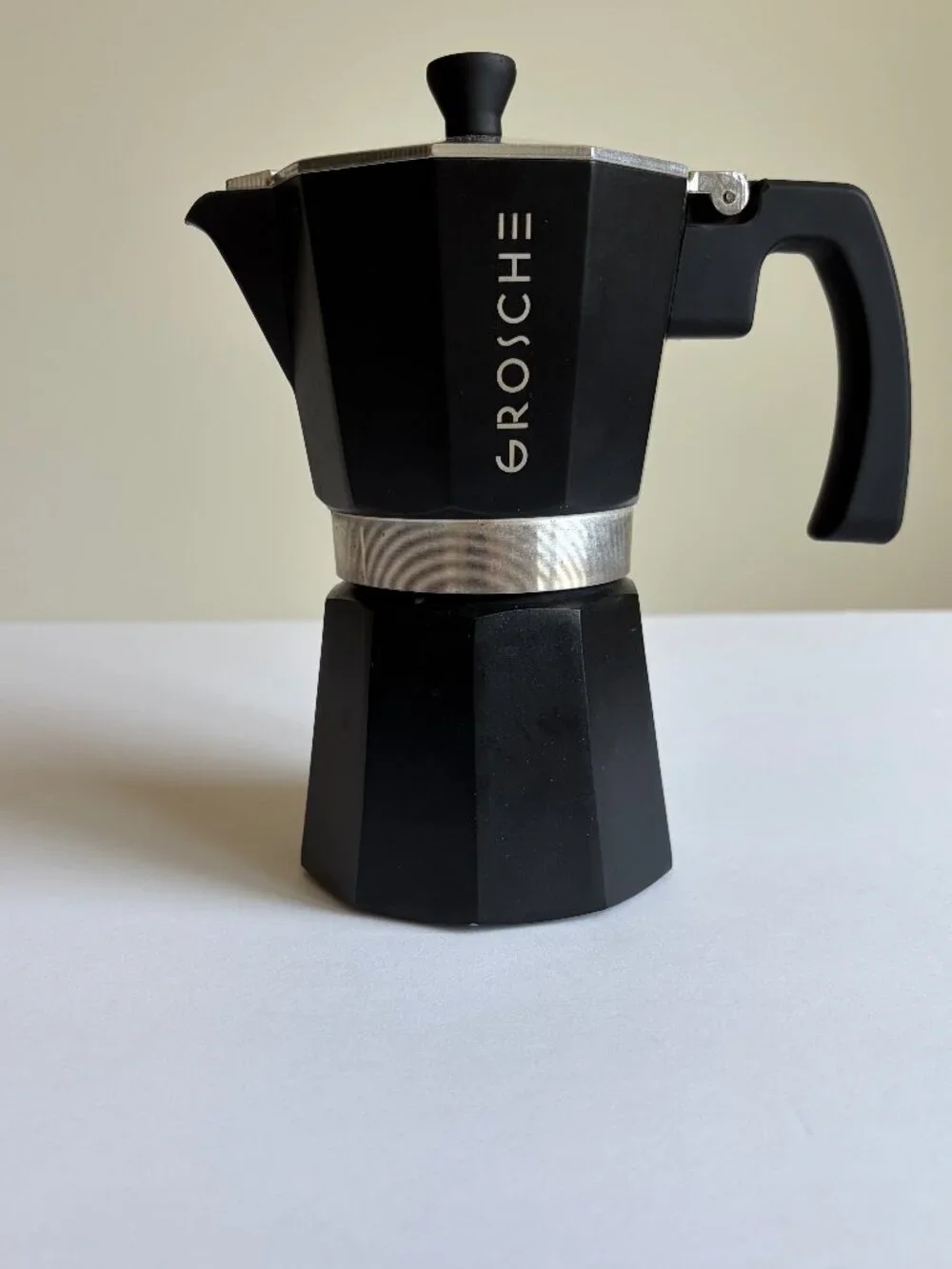 GROSCHE Malino Stovetop Espresso Maker, Moka Pot- 3 Cup